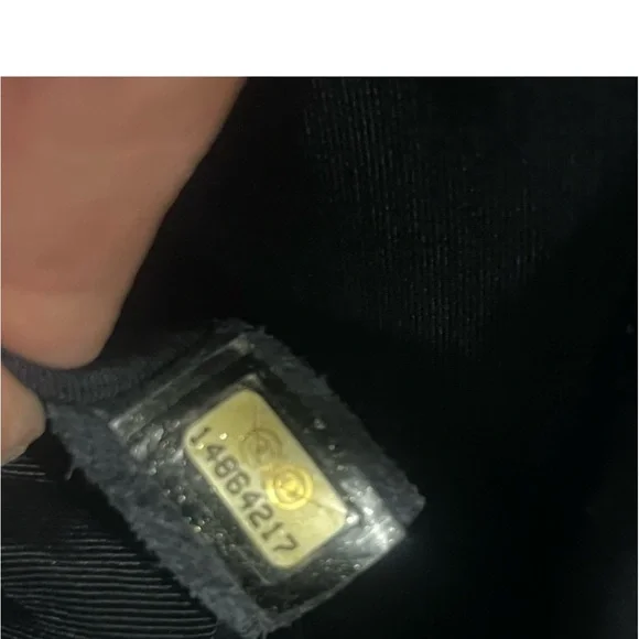 Chanel Lady bug black quilted lambskin 2010 Medium Flap bag with Serial sticker - Picture 13 of 13